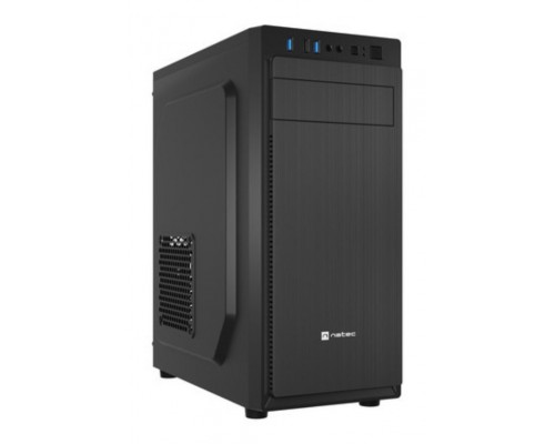 CAJA NATEC ARACANTA MIDI TORRE ATX LECTOR TARJETAS 1XUSB2.0 2XUSB3.0 NEGRO