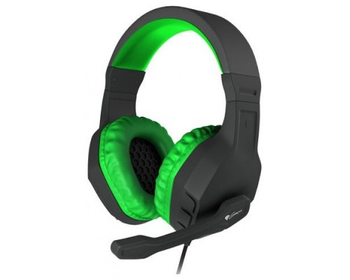 AURICULARES GAMING GENESIS ARGON 200 2.0 MINI JACK NEGRO-VERDE