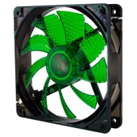 VENTILADOR CAJA NOX COOL FAN LED 120MM NEGRO LED VERDE