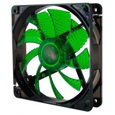 VENTILADOR CAJA NOX COOL FAN LED 120MM NEGRO LED VERDE