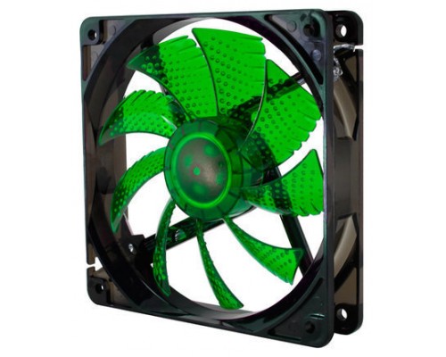 VENTILADOR CAJA NOX COOL FAN LED 120MM NEGRO LED VERDE