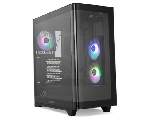 CAJA NOX HUMMER ETHER ATX SEMITORRE CRISTAL CURVO NEGRO-DI27 CAJA NOX HUMMER ETHER ATX SEMITORRE CRISTAL CURVO NEGRO