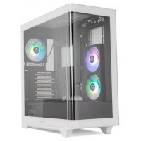 CAJA NOX HUMMER ETHER ATX SEMITORRE CRISTAL CURVO NEGRO-BLANCO-27DI CAJA NOX HUMMER ETHER ATX SEMITORRE CRISTAL CURVO NEGRO-BLANCO