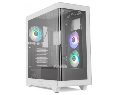 CAJA NOX HUMMER ETHER ATX SEMITORRE CRISTAL CURVO NEGRO-BLANCO-DI27 CAJA NOX HUMMER ETHER ATX SEMITORRE CRISTAL CURVO NEGRO-BLANCO