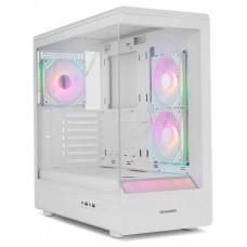 CAJA NOX SEMITORRE FRAMELESS HUMMER SIGNAL ARGB BLANCA USB TYPE C