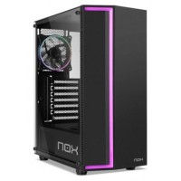 CAJA NOX INFINITY GAMA rgbRAINBOW ATX 1XUSB3.0 2XUSB2.0 NEGRO RGB