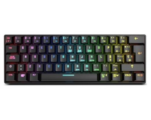 TECLADO MINI KROM GAMING KLUSTER RGB WIRELESS