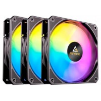 VENTILADOR CPU ANTEC P12 ARGB 3X VENT REVERSE 120MM RGB NEGRO