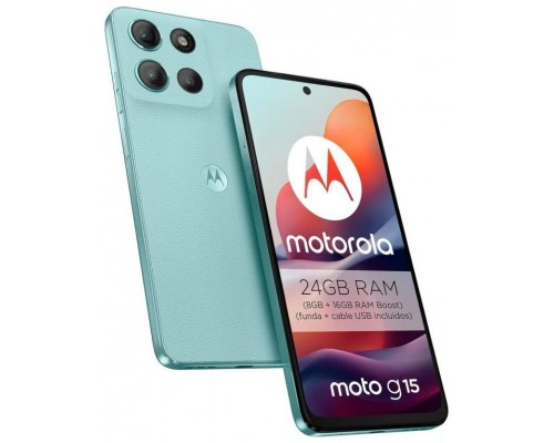 SMARTPHONE MOTOROLA MOTO G15 4G 8GB/512GB GLACIER BLUE