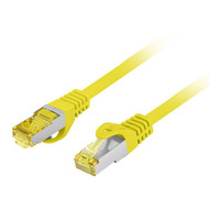 CABLE RED LANBERG LATIGUILLO CAT.6A S/FTP LSZH CU 1M AMARILLO FLUKE PASSED-1DI CABLE RED LANBERG LATIGUILLO CAT.6A S/FTP LSZH CU 1M AMARILLO FLUKE PASSED