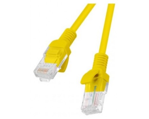 CABLE RED LANBERG LATIGUILLO CAT.6 UTP 20M AMARILLO FLUKE PASSED