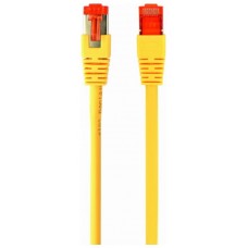 CABLE RED S-FTP GEMBIRD CAT 6A LSZH AMARILLO 0,5 M