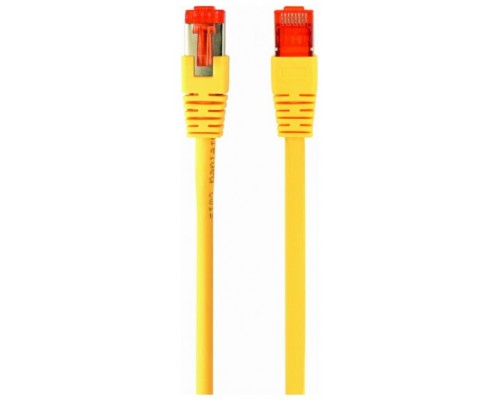 CABLE RED S-FTP GEMBIRD CAT 6A LSZH AMARILLO 0,5 M