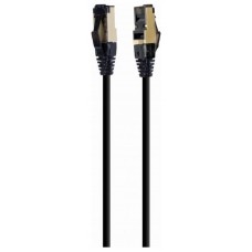 CABLE RED S-FTP GEMBIRD  CAT 8 LSZH NEGRO 1 M