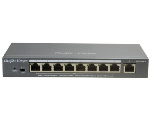 SWITCH RUIJIE REYEE RG-ES209GC-P GIGALAN 9p POE 120w
