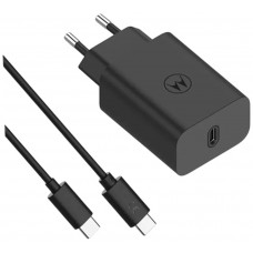 CARGADOR DE PARED MOTOROLA 30W 1XUSB-C + CABLE