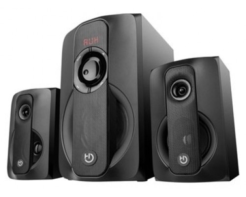 ALTAVOCES HIDITEC 2.1 MULTIMEDIA H400 DARK EDITION 80W BLUETOOTH USB SD RADIO