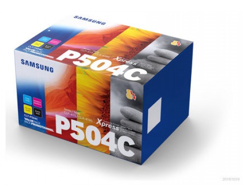 TONER SAMSUNG P504C PACK AHORRO NEGRO CIAN MAGENTA AMARILLO