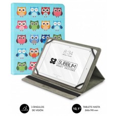 FUNDA TABLET SUBBLIM TRENDY CASE OWLS 10.1"