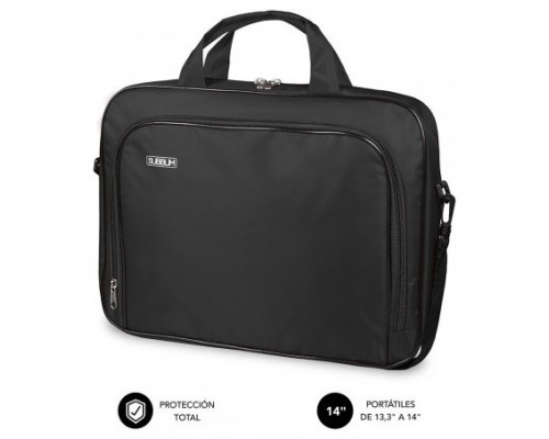 MALETIN SUBBLIM OXFORD LAPTOP BAG 13,3"-14" BLACK