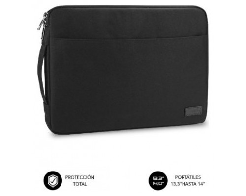 FUNDA PORTATIL SUBBLIM URBAN LAPTOP SLEEVE 13,3-14" BLACK