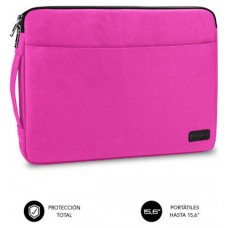 FUNDA PORTATIL SUBBLIM FUNDA ORDENADOR URBAN LAPTOP SLEEVE 15,6" PINK