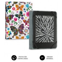 FUNDA TABLET SUBBLIM CLEVER EBOOK CASE 6" MARIPOSAS