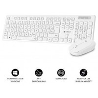 COMBO TECLADO RATON SUBBLIM BUSINESS SLIM SILENCIOSO INALAMBRICO 2.4G B