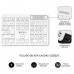 COMBO TECLADO RATON SUBBLIM BUSINESS SLIM SILENCIOSO INALAMBRICO 2.4G B