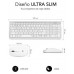 COMBO TECLADO RATON SUBBLIM DUAL PRESTIGE EXTENDIDO PLATA/BLANCO