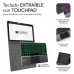 FUNDA TECLADO SUBBLIM KEYTAB PRO BT TOUCHPAD IPAD 10,9" 10G BLACK