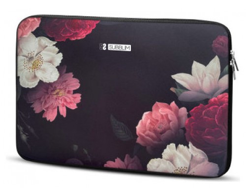 FUNDA PORTATIL SUBBLIM TRENDY SLEEVE NEO FLOWERS 13,3-14"