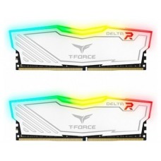 DDR4 TEAMGROUP T-FORCE DELTA RGB 8GB X2 3600 BLANCO