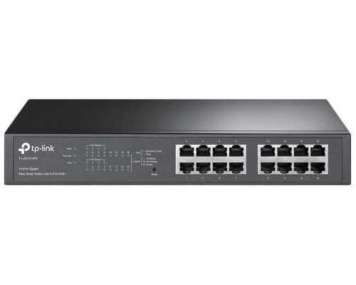 SWITCH TP LINK TL-SG1016PE / EASY SMART 16x1G (8xPOE+), 110W