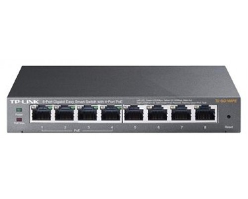 SWITCH TP-LINK 8 PORT GIGA 4 PORT POE EASY SMART