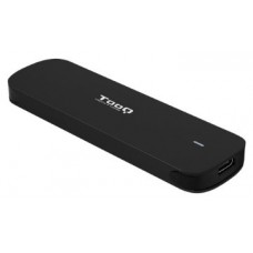 CAJA EXTERNA TOOQ M.2 NVMe USB3.1 GEN2 ALUMINIO NEGRA