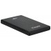 CAJA EXTERNA TOOQ TQE-2522B 2,5" 9,5 MM SATA USB 3.0 NEGRA