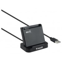 LECTOR DE TARJETAS EXTERNO TOOQ TQR-220B DNIE VISION USB 2.0 NEGRO