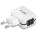 CARGADOR PARED USB TOOQ TQWC-11S02WT 2xUSB 3.4 BLANCO