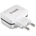 CARGADOR PARED USB TOOQ TQWC-11S02WT 2xUSB 3.4 BLANCO