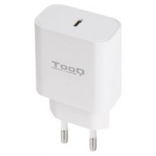 CARGADOR TOOQ DE PARED USB-C PD3.0 20W BLANCO