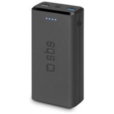 POWERBANK SBS 20.000 mAh 2x USB 2.1A NEGRO