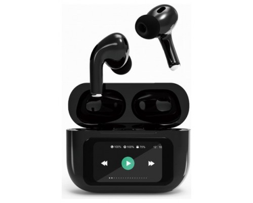 AURICULARES GEMBIRD TWS-LCD-ANC-01-BK NEGRO BT