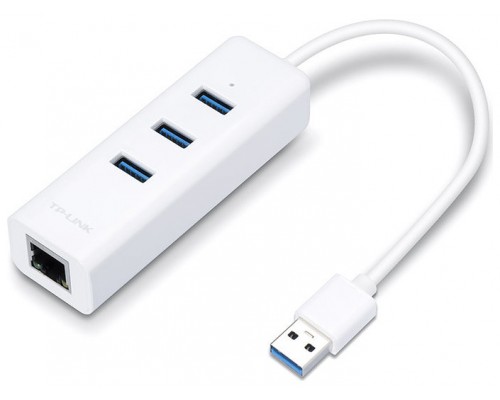 ADAPTADOR TP-LINK USB 3,0 A ETHERNET GIGA CON 3 PORT USB 3.0