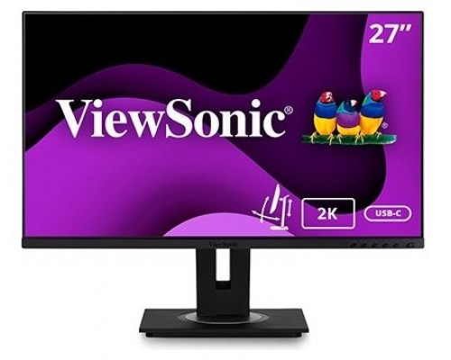 MONITOR VIEWSONIC 27" 2K QHD IPS HDMI DP-INOUT USB-C RJ45 USB MULTI ERGO PIVOT