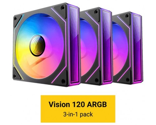 VENTILADOR CPU ANTEC VISION ARGB 3X VENT 120MM RGB NEGRO
